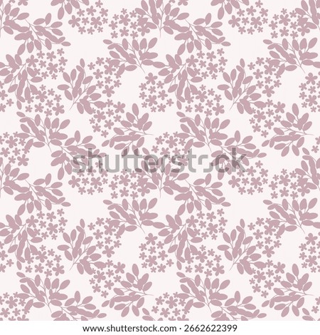 Neutral Colour Abstract Floral seamless pattern design for fashion textiles, graphics, backgrounds and crafts
