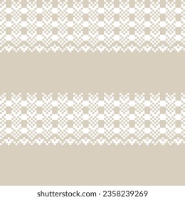 Neutral Colour Argyle fair isle seamless pattern design for knitwear, fashion textile, graphics