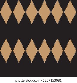 Neutral Colour Argyle fair isle seamless pattern design for knitwear, fashion textile, graphics
