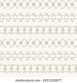 Neutral Colour Argyle fair isle seamless pattern design for knitwear, fashion textile, graphics