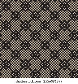 Neutral Colour Argyle fair isle seamless pattern design for knitwear, fashion textile, graphics