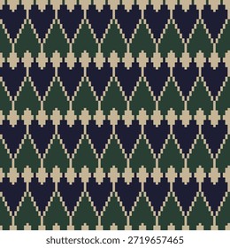 Neutral Color Argyle fair isle nahtloses Muster Design für Strickwaren, Modetextilien, Grafiken