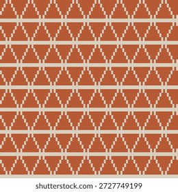 Diseño inconsútil del patrón de la isla justa de Argyle del color neutro para la ropa de punto, materia textil de la moda, gráficos