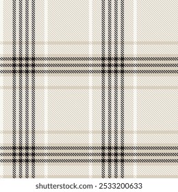 Neutral Colour Asymmetric Plaid textured seamless pattern for fashion textiles and graphics