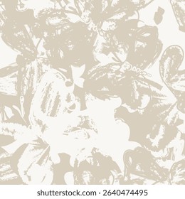 Neutral Colour Butterfly Abstract Brush strokes pattern design for fashion textiles, graphics and crafts