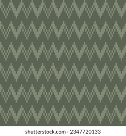 Neutral Color Chevron fair Isle nahtlose Muster-Design für Strickwaren, Modetextilien, Grafiken