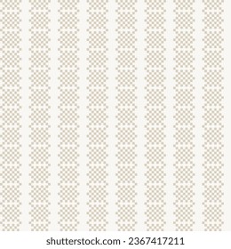 Neutral Colour Chevron fair isle seamless pattern design for knitwear, fashion textile, graphics