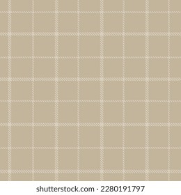 Neutral Colour Classic Plaid textured seamless pattern for fashion textiles and graphics