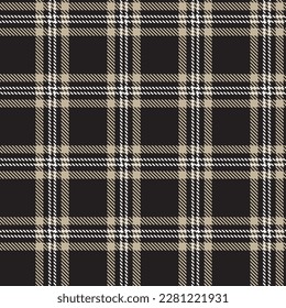 Neutral Colour Classic Plaid textured seamless pattern for fashion textiles and graphics