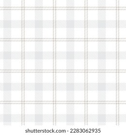 Neutral Colour Classic Plaid textured seamless pattern for fashion textiles and graphics
