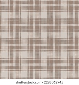 Neutral Colour Classic Plaid textured seamless pattern for fashion textiles and graphics