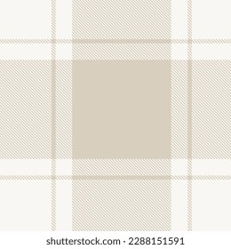 Neutral Colour Classic Plaid textured seamless pattern for fashion textiles and graphics