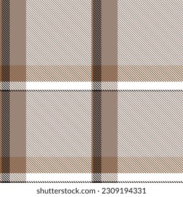 Neutral Colour Classic Plaid textured seamless pattern for fashion textiles and graphics