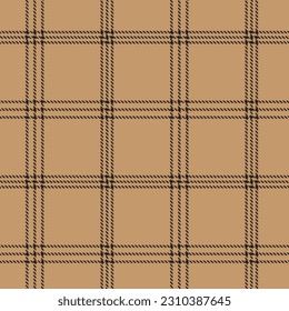 Neutral Colour Classic Plaid textured seamless pattern for fashion textiles and graphics