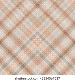Neutral Colour Classic Plaid textured seamless pattern for fashion textiles and graphics