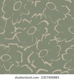 Neutral Colour Floral seamless pattern design for fashion textiles, graphics, backgrounds and crafts