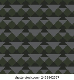 Neutral Colour Geometric Fair isle seamless pattern design for knitwear, fashion textile and graphics
