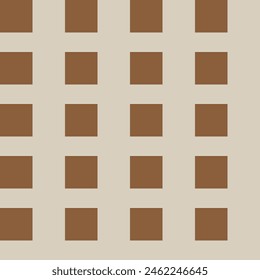 Neutral Colour Geometric squares seamless pattern design for fashion textiles and graphics