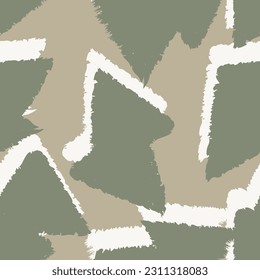 Neutral Colour Geometric triangles seamless pattern design for fashion textiles and graphics