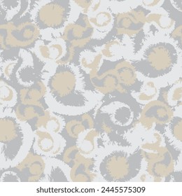 Neutral Colour Paisley abstract seamless pattern design for fashion textiles, graphics, backgrounds and crafts