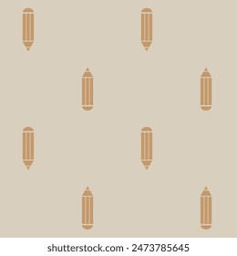 Neutrale Farbstifte nahtloses Muster-Design für Modetextilien, Grafiken, Hintergründe und Kunsthandwerk