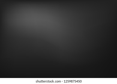 Neutral dark background, abstract grey gradient banner. Vector illustration