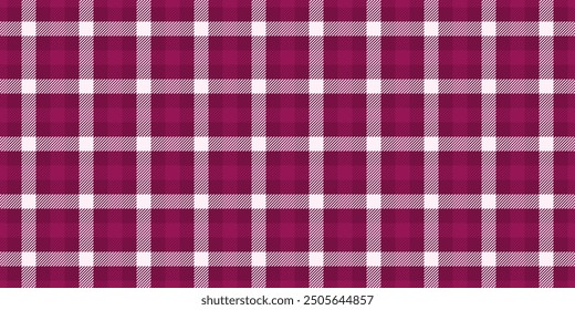 Neutral fabric plaid background, pure check tartan seamless. Display pattern textile texture vector in pink and lavender blush colors palette.