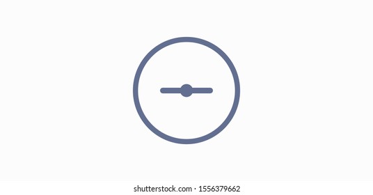 Neutral face icon vector illustration EPS10. Neutral smiley icon