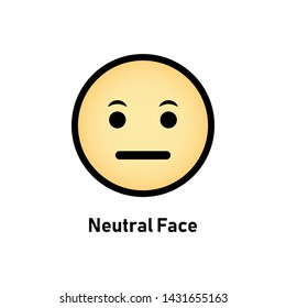 Neutral Face Vector Illistration eps