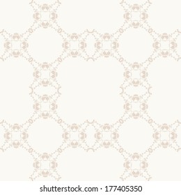 neutral floral background. swirls and curves. seamless texture.