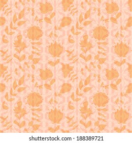 neutral floral background. Use as fill pattern wallpaper, seamless texture.