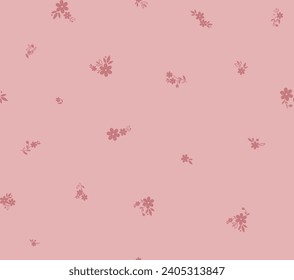 neutral foliage seamless vector background. Simple whimsical botanical 2 tone pattern. Kids nursery wallpaper or scandi all over print.