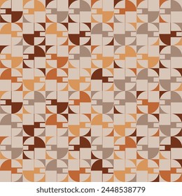 Neutral geometric seamless pattern. Perfect to use as gender neutral designs in wallpapers, print on demand products and textiles. 