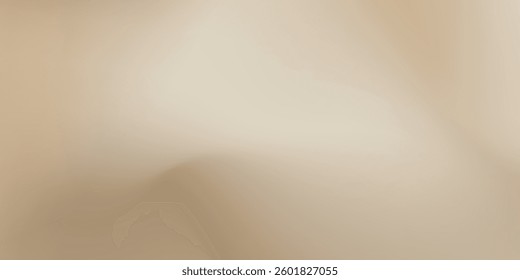Neutral gradient background from cream to cream colors modern vector backgrond