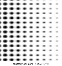 Neutral halftone background with disappearing dots. Vector illustration for your graphic design.