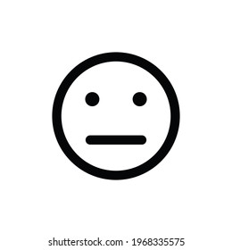 Neutral icon vector. Neutral sign