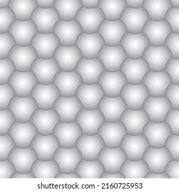 Neutral Light Grey Spheres Seamless Pattern. Vector tileable background for web or business presentation.