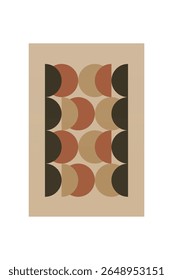 Neutral Mid Century Gallery Wall Art Decor. Aesthetic Abstract Boho Prints