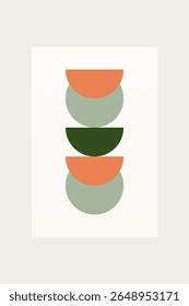 Neutral Mid Century Gallery Wall Art Decor. Aesthetic Abstract Boho Prints