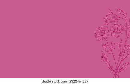 Neutral minimal background in pastel colors with plants elements.Vector for social media stories and post, invitation, greeting card, packaging, branding design,banner,presentation,poster,advertising