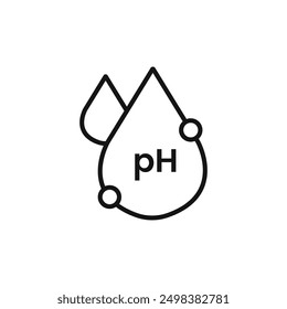 Neutral Ph Balance icon isolated on white background