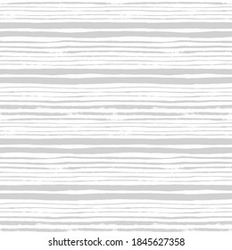 Neutral seamless abstract background with hand painted stripes with grunge texture. Vector abstract noisy striped background. 