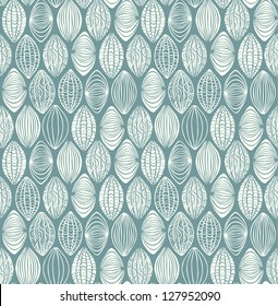Neutral seamless graphic texture. Endless white ornamental pattern. Template for design