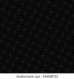 Neutral Seamless Linear Pattern. Tileable Geometric Outline Ornate. Vintage Flourish Vector Background.