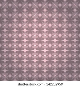 Neutral seamless pattern with geometric elements. Vector beckground.