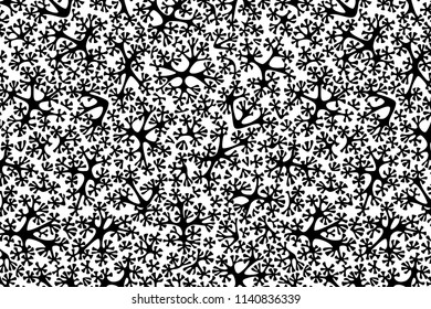 Neutral seamless texture. Geometric background. A vector.
