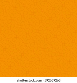 Neutral Seamless Thin Swirls Pattern. Tileable Geometric Outline Ornate. Vintage Flourish Vector Background for Retro Design.