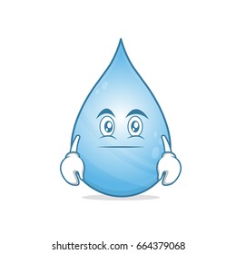 Neutral water cartoon character vector illustration collection