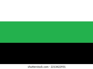 Neutrois flag pride vector illustration. LGBTQ+ community.  Neutrois is non-binary gender identity which is often associated with Neutral or Null gender. It may also be associated with genderlessness.