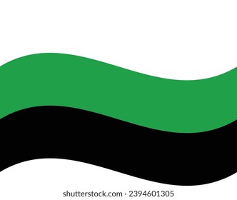 Neutrois Pride Flag in Form. LGBT-Flagge.